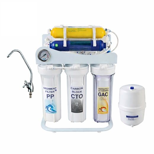 Stație de filtrare cu osmoză inversă, 6 trepte, fara pompă, cu mineralizare