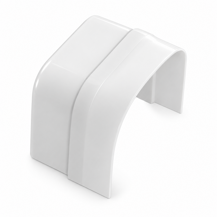 Piesa imbinare cu garnitura CANALPLAST 65 - Alb RAL 9010