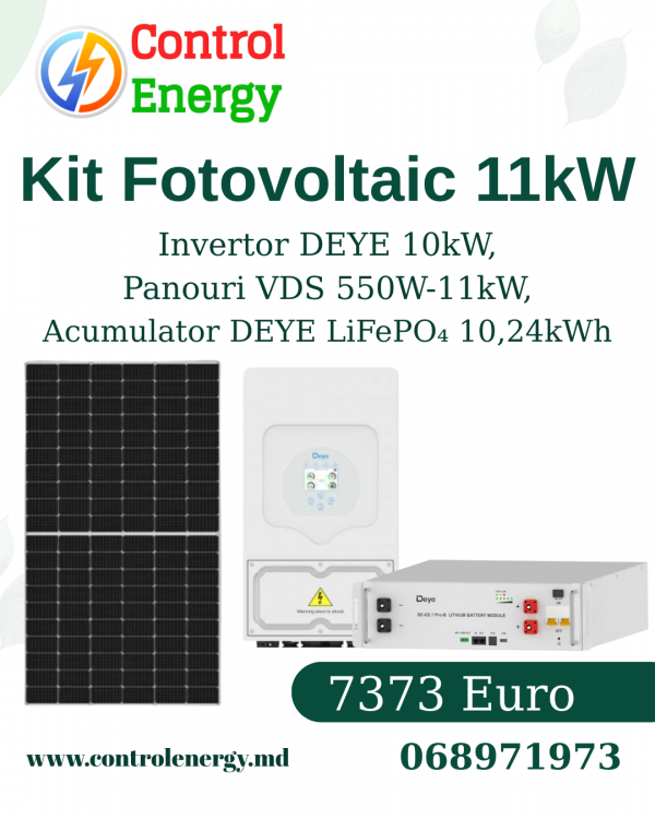 Kit fotovoltaic 11 kWh