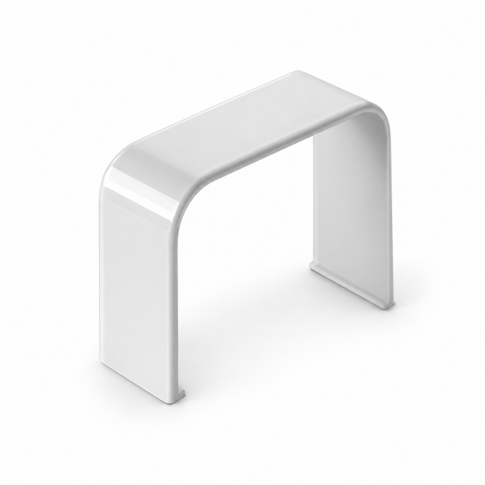 Piesa imbinare canal CANALPLAST   70 - Alb RAL 9010