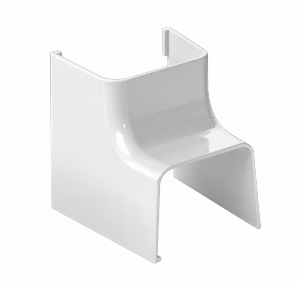 Curba unghi interior CANALPLAST 70 - Alb RAL 9010