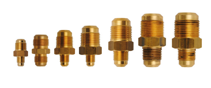 Racord drept din alama 1/4" × 1/2"