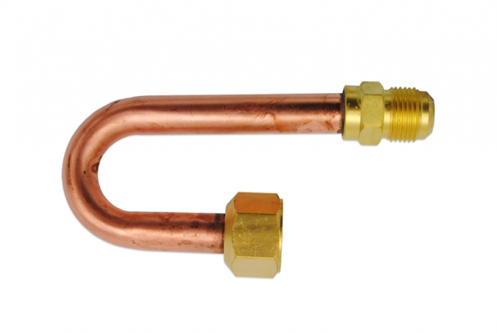 Racord din cupru M-F 5/8", intoarcere 180°