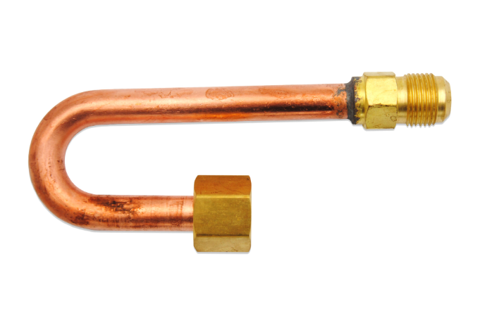 Racord din cupru M-F 1/2", intoarcere 180°
