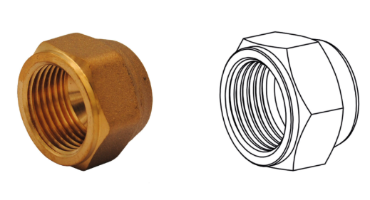 Piulita redusa 5/8" – 1/2" buc