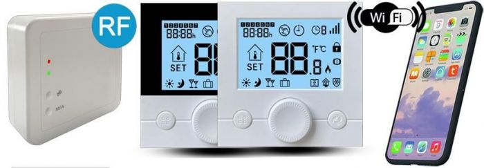 Termostat cu radiofrecventa programabil CE 400 wi-fi